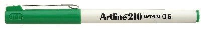 Artline Fineliner 210 m 0,6 vihreää