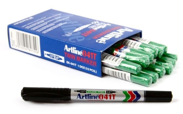 Artline Mark 041T 2-I-1 Green