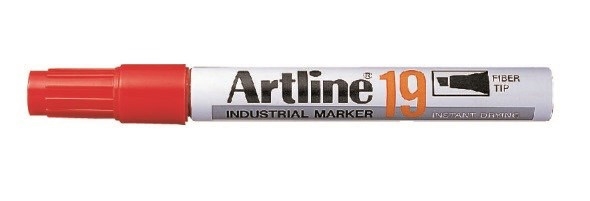 Artline Marker 19 teollisuus 5,0 mm punainen