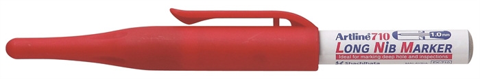 Artline Mark 710 Pitkä nib punainen