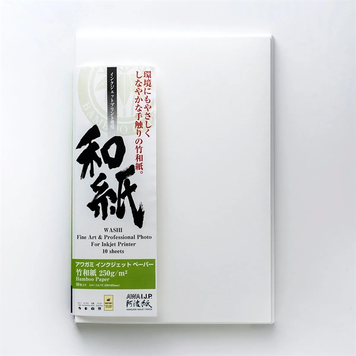 Awagami Bamboo 250 - 250 g/m², A2 10 arkkia