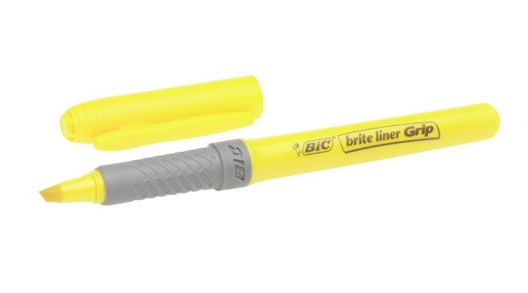 Bic Overtrompress brite -vuoraus hrip keltainen