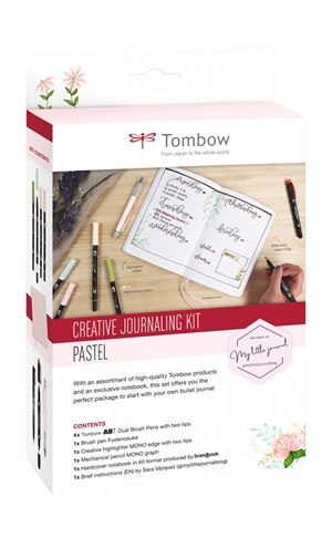 Tombow Creative Journaling Kit Pastelli