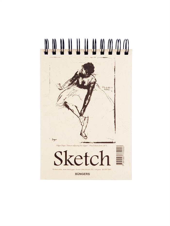 Büngers Sketch Pad A5 110G 70 arkkia