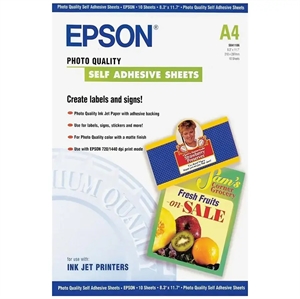 Epson itseliimautuva valokuvapaperi - A4 - 10 arkkia