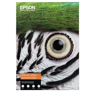 Epson Fine Art Cotton Textured Bright II, A3+ 25 arkkia