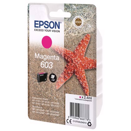 Epson T03U Magenta 603 Ink Cartridge