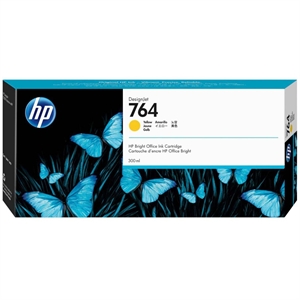 HP 764 yellow mustepatruuna, 300 ml:n