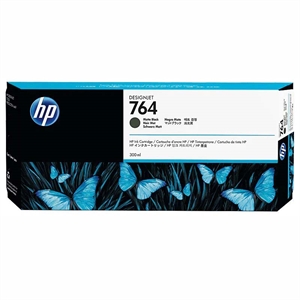 HP 764 matte black mustepatruuna, 300 ml:n