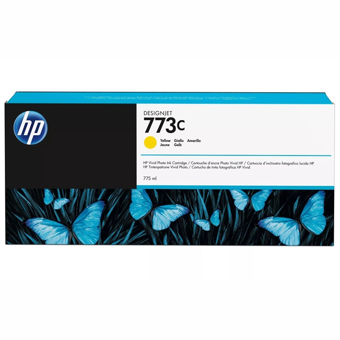 HP 773C yellow mustepatruuna, 775 ml:n