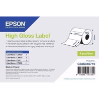 High Gloss Label - lävistettyjä etikettejä 102 mm x 152 mm (800 etikettjä)