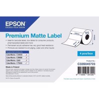 Premium Matte Label - lävistettyjä etikettejä 102 mm x 76 mm (1570 etikettjä)