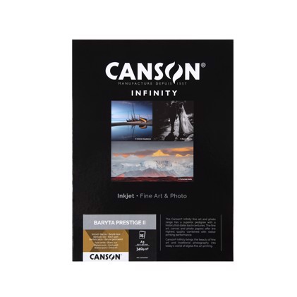 Canson Baryta Prestige II 340 g/m² - A3+, 25 arkki
