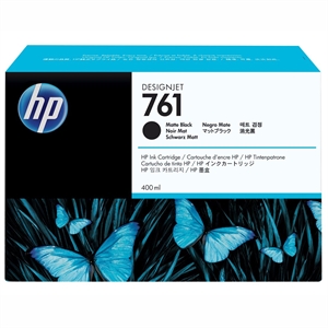 HP 761 matte black mustepatruuna, 400 ml:n