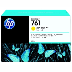 HP 761 yellow mustepatruuna, 400 ml:n