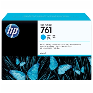 HP 761 cyan mustepatruuna, 400 ml:n