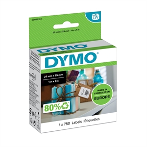 Dymo Labelwriter 25 mm x 25 mm monikäyttöiset PC: t.