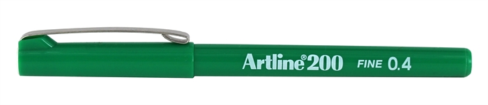 Artline Fineliner 200 Fine 0,4 Vihreä