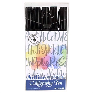 Artline Supreme Calligraphy Pen 5 - Aseta musta