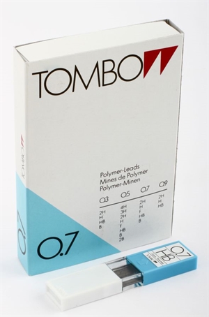 Tombow -nastat 0,7 HB (Etui M/12 -nastat)