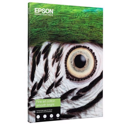 Epson Fine Art Cotton Smooth Bright 300 g/m2 - A3+ 25 kpl.