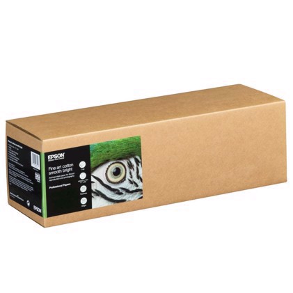 Epson Fine Art Cotton Smooth Bright 300 g/m2 - 17" x 15 metriä