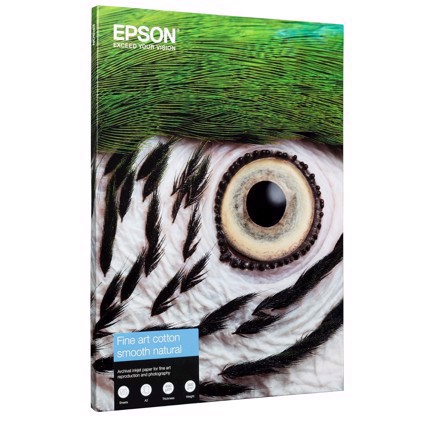 Epson Fine Art Cotton Smooth Natural 300 g/m2 - A3+ 25 kpl.