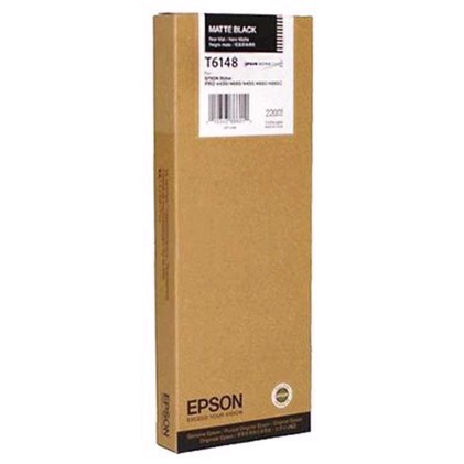 Epson Matte Black T6148 220 ml mustepatruuna T6148 - Epson Pro 4450, 4800 ja 4880