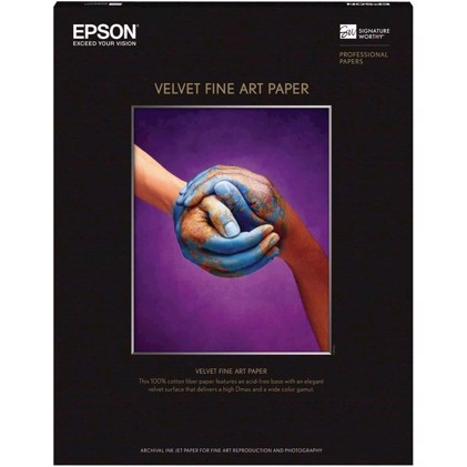 Epson Velvet Fine Art Paper 260 g/m2, A3+ - 20 arkkia