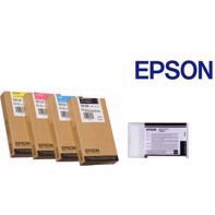 Kokonainen setti mustepatruunoita Epson stylus pro 7450:lle
