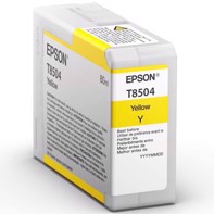 Epson Yellow 80 ml mustepatruuna T8504 - Epson SureColor P800