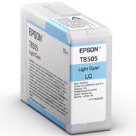 Epson Light Cyan 80 ml mustepatruuna T8505 - Epson SureColor P800