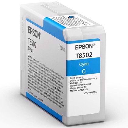 Epson Cyan 80 ml mustepatruuna T8502 - Epson SureColor P800