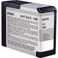 Epson Light Black 80 ml mustepatruuna T5807 - Epson Pro 3800 ja 3880
