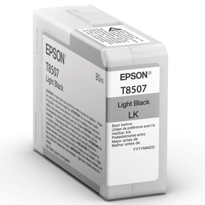 Epson Light Black 80 ml mustepatruuna T8507 - Epson SureColor P800