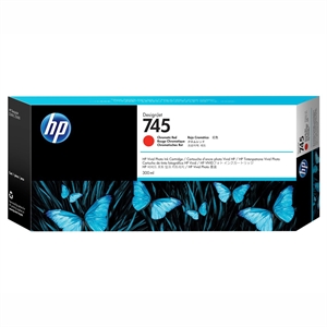 HP 745 cromatic red mustepatruuna, 300 ml:n