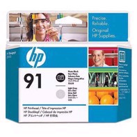 HP 91 - FotoMusta ja Vaalean harmaa tulostuspäät