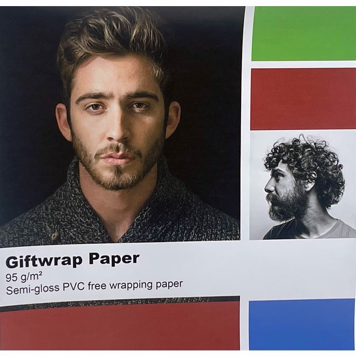 Graafinen-Verkkokauppa Giftwrap paper 95 g/m² - 728 mm x 50 metriä