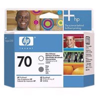 HP 70 - Gloss enhancer ja Harmaa tulostuspäät