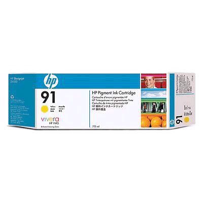 HP 91 - 775 ml Keltainen mustepatruuna