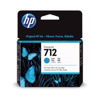 HP 712 29 ml:n Cyan DesignJet-mustekasetti