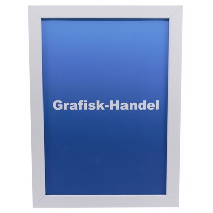 Kehykset heijastamattomalla lasilla valokuville, tauluille ja julisteille   - 50 x 70 cm, Hvid