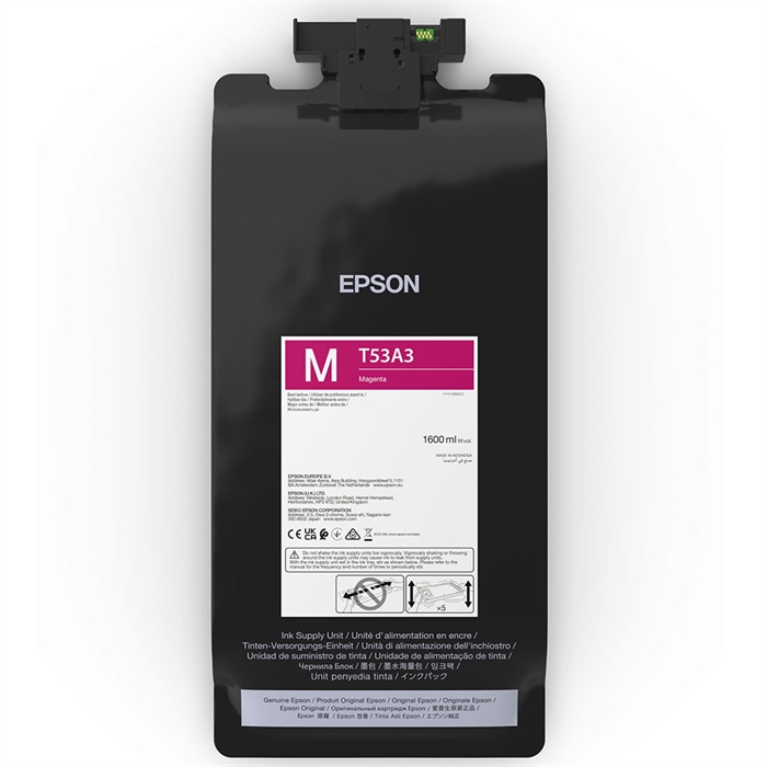 Epson Ink Bag Magenta 1600 ml - T53a3