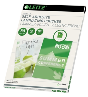 Leitz Lamining Pocket Itse -kiinnitys 80M A4 (100)