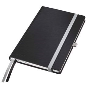 Leitz Notepad Style A5 Soft Quad 80ark Black