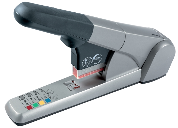 Leitz Stapler 5551 HD T/80 Hopea -arkkia