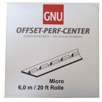 Mikroperf Perforointinauha 50", center, paperi - 6 m rulla