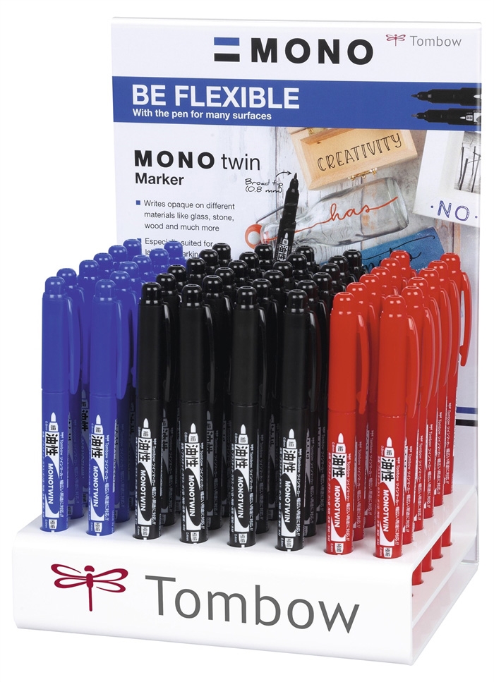 Tombow Fineliner Mono Twin Pen 0,4/0,8 Näytä perse (48)