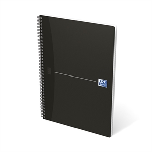 Oxford Smart Notebook A4 Squared 5x5 90 Sheets 90g musta