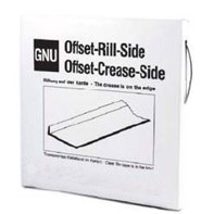 Offset-Rill, sivussa. Kartonkiin 1,8 m